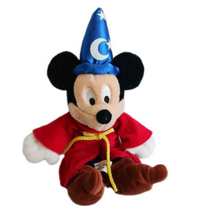 Mickey Mouse Plush Fantasia Sorcerer Wizard 12 Inch Disney